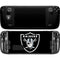 NFL Las Vegas Raiders Large Logo Steam Deck Handheld Gaming Computer OLED Skin