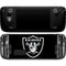 NFL Las Vegas Raiders Large Logo Steam Deck Handheld Gaming Computer Skin
