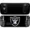 NFL Las Vegas Raiders Large Logo Steam Deck Handheld Gaming Computer Skin