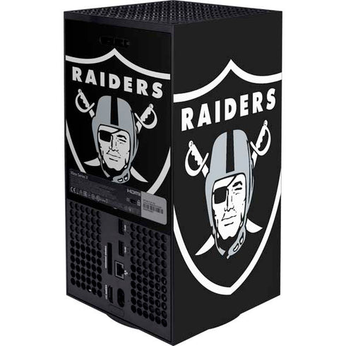 NFL Las Vegas Raiders Large Logo XBox Series X Digital Edition Bundle Skin