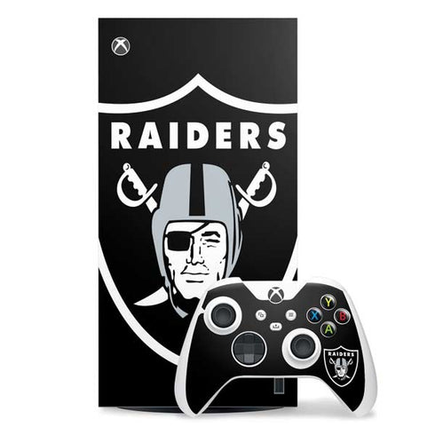 NFL Las Vegas Raiders Large Logo Xbox Series X Skins