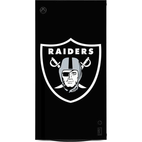 NFL Las Vegas Raiders Large Logo XBox Series X Digital Edition Console Skin