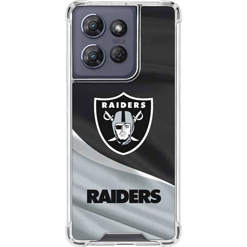 NFL Las Vegas Raiders Moto G Stylus 5G (2025) Clear Case