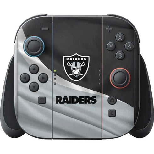 NFL Las Vegas Raiders Nintendo Switch 2 (2025) with Joy-Con Skin