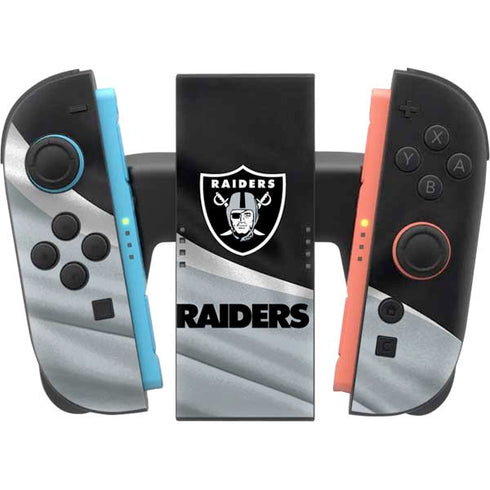 NFL Las Vegas Raiders Nintendo Switch 2 (2025) Joy-Con Controller Skin