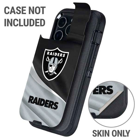 NFL Las Vegas Raiders Otterbox Defender iPhone Skin