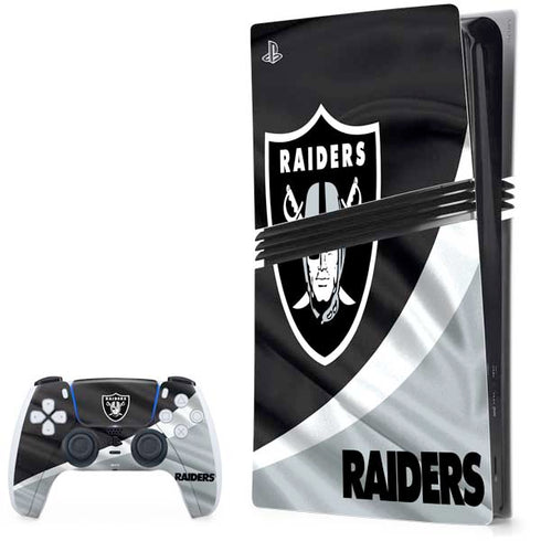 NFL Las Vegas Raiders PS5 Pro Bundle Skin