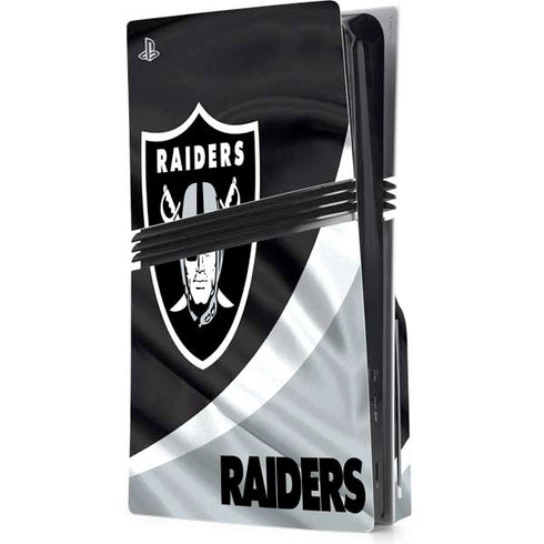 NFL Las Vegas Raiders PS5 Pro Disk Console Skin