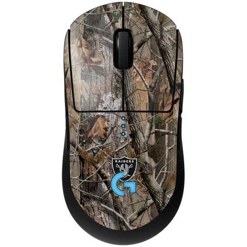 NFL Las Vegas Raiders Realtree AP Camo G Pro Wireless Gaming Mouse Skin