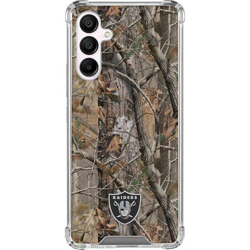 NFL Las Vegas Raiders Realtree AP Camo Galaxy A16 5G Clear Case