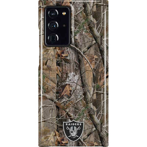 NFL Las Vegas Raiders Realtree AP Camo Galaxy Cases