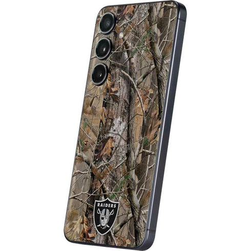 NFL Las Vegas Raiders Realtree AP Camo Galaxy S25 Plus Skin