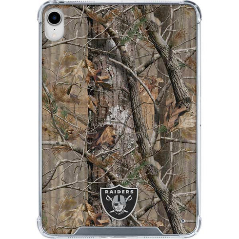 NFL Las Vegas Raiders Realtree AP Camo iPad 11th Gen (2025) Clear Case