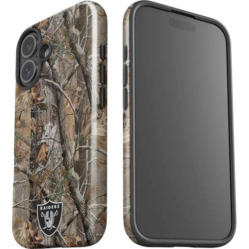 NFL Las Vegas Raiders Realtree AP Camo iPhone 16 Plus Impact Case