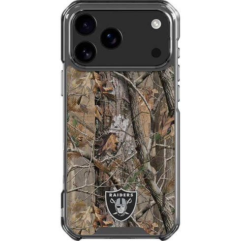 NFL Las Vegas Raiders Realtree AP Camo iPhone 18 Pro Max Clear Case