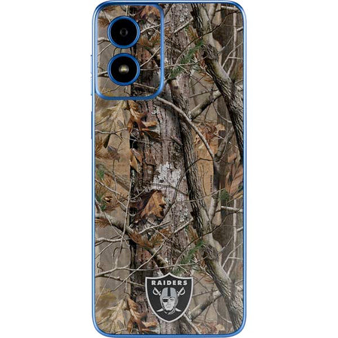 NFL Las Vegas Raiders Realtree AP Camo Moto G Play 4G (2024) Skin