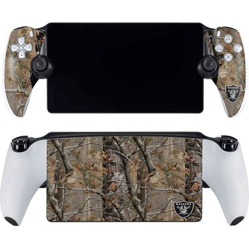 NFL Las Vegas Raiders Realtree AP Camo PlayStation Portal Remote Player Skin