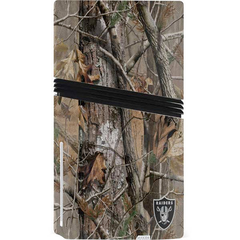 NFL Las Vegas Raiders Realtree AP Camo PS5 Pro Disk Bundle Skin