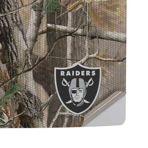 NFL Las Vegas Raiders Realtree AP Camo PS5 Pro Disk Console Skin