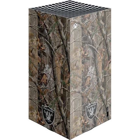 NFL Las Vegas Raiders Realtree AP Camo XBox Series X Digital Edition Console Skin
