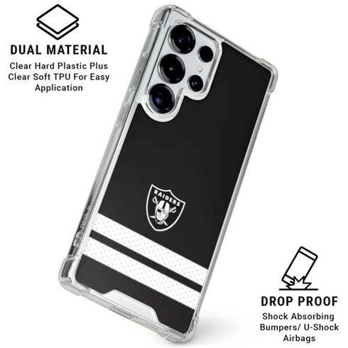 NFL Las Vegas Raiders Shutout Galaxy S25 Ultra Clear Case