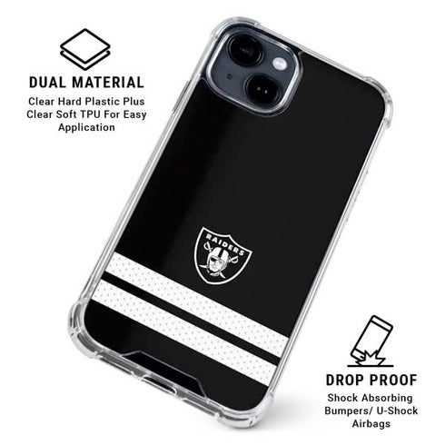 NFL Las Vegas Raiders Shutout iPhone 15 Clear Case
