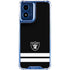 NFL Las Vegas Raiders Shutout Moto G Play 4G (2024) Clear Case