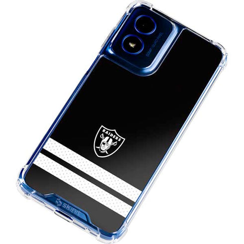 NFL Las Vegas Raiders Shutout Moto G Play 4G (2024) Clear Case