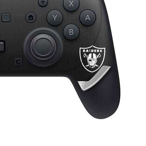 NFL Las Vegas Raiders Shutout Nintendo Switch 2 (2025) Pro Controller Skin
