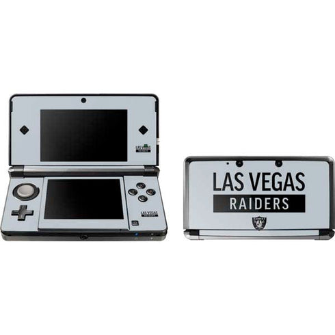 NFL Las Vegas Raiders Silver Performance Series Nintendo Skins