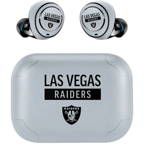 NFL Las Vegas Raiders Silver Performance Series Amazon Echo Buds Skin