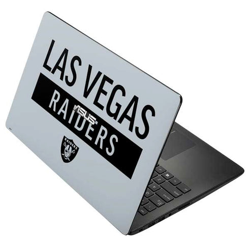 NFL Las Vegas Raiders Silver Performance Series Asus X502CA 15.6 Skin
