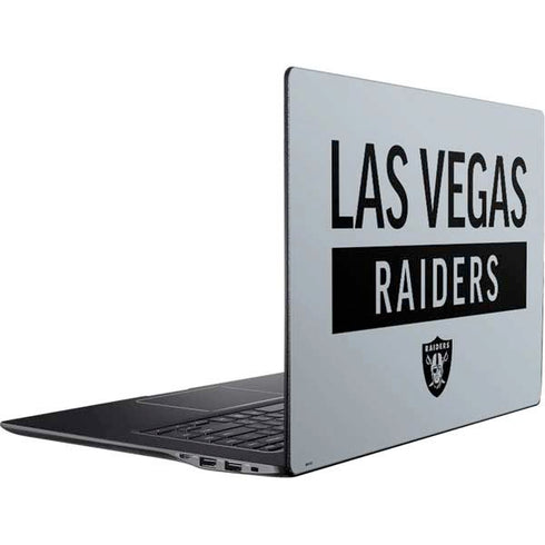 NFL Las Vegas Raiders Silver Performance Series Ativ Book 9 (15.6in 2014) Skin