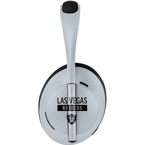 NFL Las Vegas Raiders Silver Performance Series Bose Noise Cancelling Headphones 700 Skin