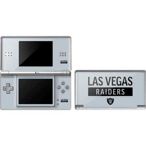 NFL Las Vegas Raiders Silver Performance Series Nintendo Skins