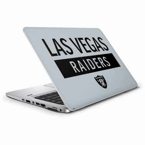 NFL Las Vegas Raiders Silver Performance Series HP Elitebook Skin