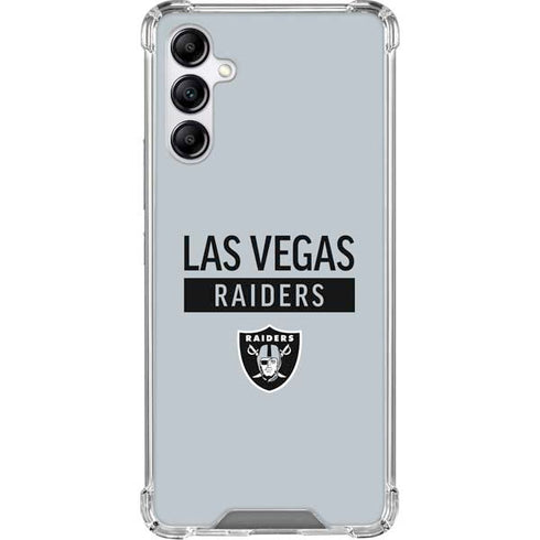 NFL Las Vegas Raiders Silver Performance Series Gabb Phone 4 Clear Case