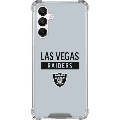 NFL Las Vegas Raiders Silver Performance Series Galaxy A16 5G Clear Case