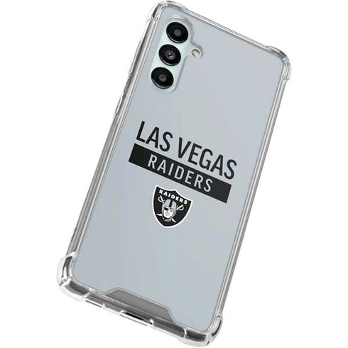 NFL Las Vegas Raiders Silver Performance Series Galaxy A16 5G Clear Case