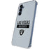 NFL Las Vegas Raiders Silver Performance Series Galaxy A35 5G Clear Case