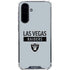 NFL Las Vegas Raiders Silver Performance Series Galaxy A36 5G Clear Case