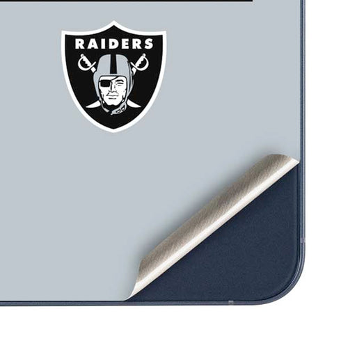 NFL Las Vegas Raiders Silver Performance Series Galaxy A36 5G Skin