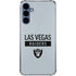 NFL Las Vegas Raiders Silver Performance Series Galaxy A55 5G Clear Case