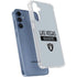 NFL Las Vegas Raiders Silver Performance Series Galaxy A55 5G Clear Case