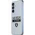NFL Las Vegas Raiders Silver Performance Series Galaxy A55 5G Skin