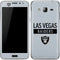NFL Las Vegas Raiders Silver Performance Series Galaxy J3 Skin