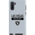 NFL Las Vegas Raiders Silver Performance Series Galaxy Cases