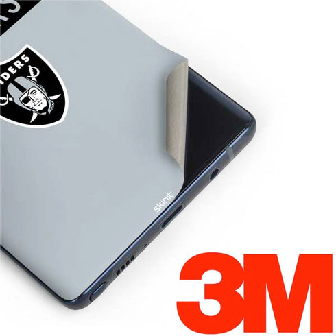 NFL Las Vegas Raiders Silver Performance Series Galaxy Note 9 Skin
