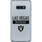 NFL Las Vegas Raiders Silver Performance Series Galaxy S10e Skin