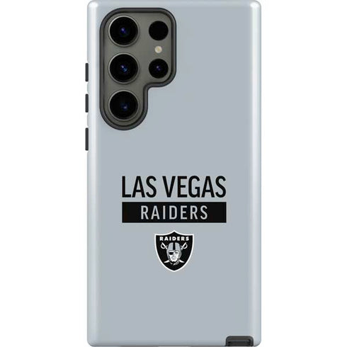 NFL Las Vegas Raiders Silver Performance Series Galaxy S23 Ultra Pro Case